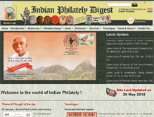 Tablet Screenshot of indianphilately.net